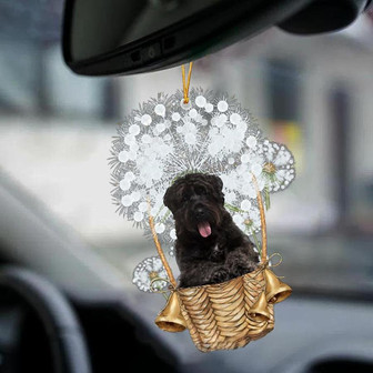 Bouvier Des Flandres-Dandelion-Two Sided Ornament - Thegiftio UK