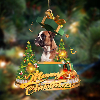 Boxer-Christmas Gifts&dogs Hanging Ornament - Thegiftio UK