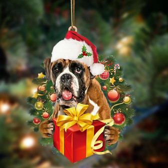 Boxer-Dogs give gifts Hanging Ornament - Thegiftio