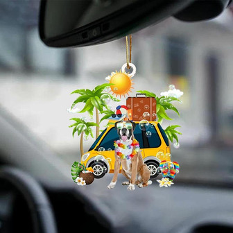 Boxer-Nice Summer-Two Sided Ornament - Thegiftio UK