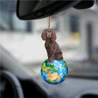 Boykin Spaniel-Around My Dog-Two Sided Ornament - Thegiftio UK