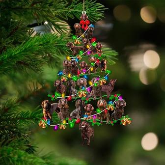 Boykin Spaniel-Christmas Tree Lights-Two Sided Ornament - Thegiftio UK