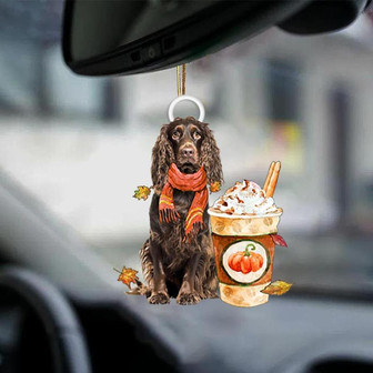 Boykin Spaniel-Pumpkin Spice Kinda-Two Sided Ornament - Thegiftio UK