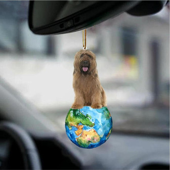 Briard-Around My Dog-Two Sided Ornament - Thegiftio UK