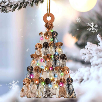 Brittany Spaniel lovely tree gift for Brittany Spaniel gift for dog mom ornament - Thegiftio UK