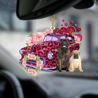 Bull Mastiff-Make My Life-Two Sided Ornament - Thegiftio UK