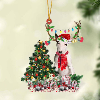 Bull Terrier 1-Christmas Tree Gift Hanging Ornament - Thegiftio UK