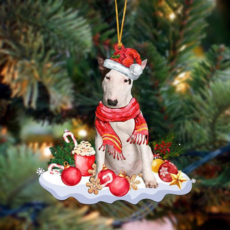 Bull Terrier 2-Better Christmas Hanging Ornament - Thegiftio UK
