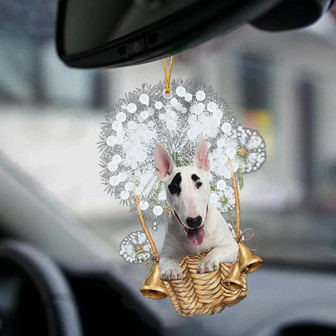 Bull Terrier-Dandelion-Two Sided Ornament - Thegiftio UK