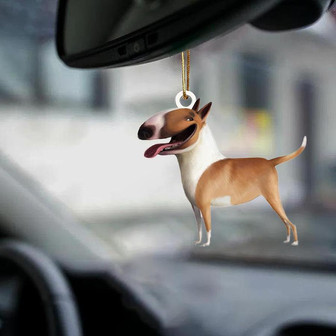 Bull Terrier-Look at me-two sided ornament - Thegiftio UK