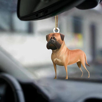 Bullmastiff-Look at me-two sided ornament - Thegiftio UK