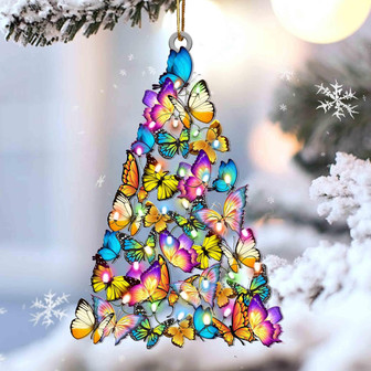 Butterfly lovely tree gift for butterfly lover ornament - Thegiftio UK