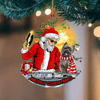 Cairn Terrier 2-Christmas Party-Two Sided Ornament - Thegiftio UK