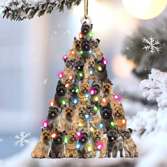 Cairn Terrier lovely tree gift for cairn terrier lover gift for dog mom ornament - Thegiftio UK