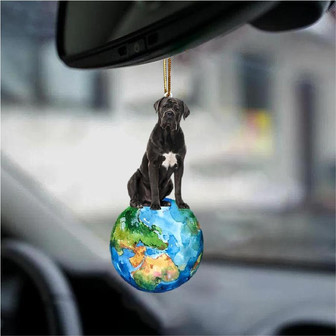 Cane Corso-Around My Dog-Two Sided Ornament - Thegiftio UK