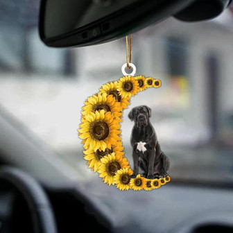 Cane Corso-Sunflower Be Kind Car Ornament - Thegiftio UK