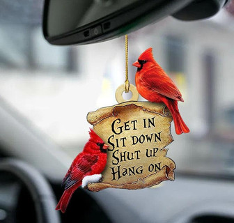 Cardinal get in two sided ornament - Thegiftio UK