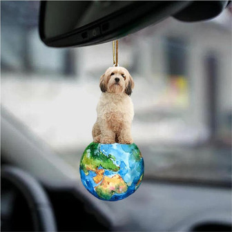 Cavachon-Around My Dog-Two Sided Ornament - Thegiftio UK