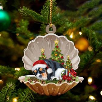 Cavalier King Charles Spaniel (2)-Sleeping Pearl in Christmas Two Sided Ornament - Thegiftio UK