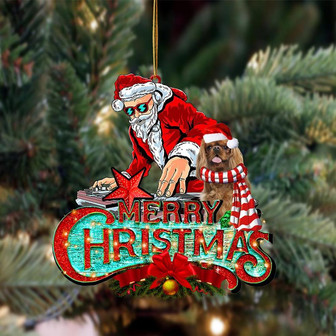 Cavalier King Charles Spaniel (3)-Christmas Rock Two Sided Ornament - Thegiftio UK