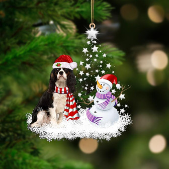 Cavalier King Charles Spaniel 3-Star Tree Hanging Ornament - Thegiftio UK