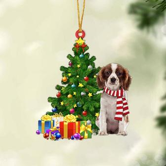Cavalier King Charles Spaniel-Christmas Star Hanging Ornament - Thegiftio UK