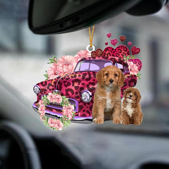 Cavapoo-Make My Life-Two Sided Ornament - Thegiftio UK