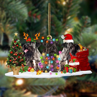 Cesky Terrier-Christmas Dog Friends Hanging Ornament - Thegiftio UK