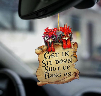 Chicken get in chicken lover two sided ornament - Thegiftio UK