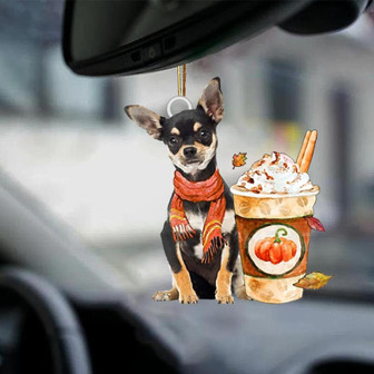 Chihuahua-Pumpkin Spice Kinda-Two Sided Ornament - Thegiftio UK