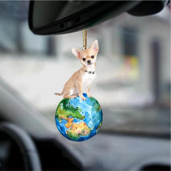 Chihuahua2-Around My Dog-Two Sided Ornament - Thegiftio UK