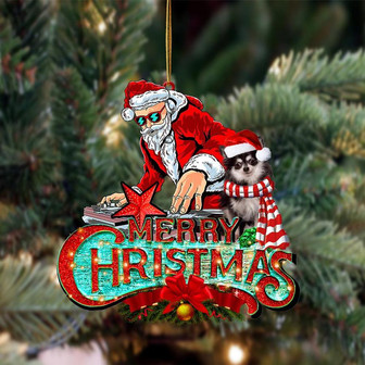 Chihuahua4-Christmas Rock Two Sided Ornament - Thegiftio UK