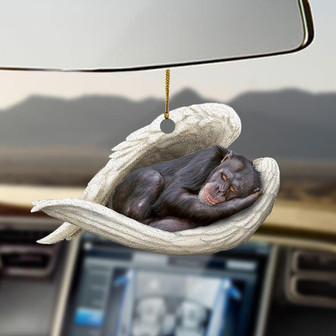 Chimpanzee sleeping angel Chimpanzee lovers ornament - Thegiftio