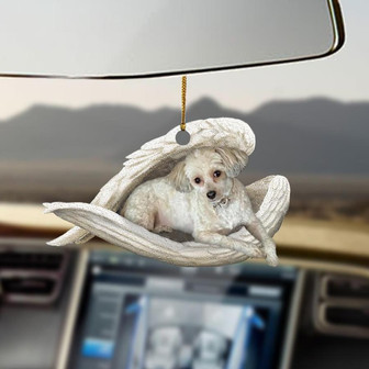 Chinese Crested powderpuff sleeping angel Chinese Crested powderpuff lovers dog moms ornament  - Thegiftio