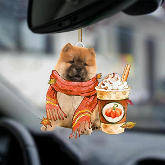 Chow Chow 1-Pumpkin Spice Kinda-Two Sided Ornament - Thegiftio UK