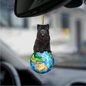 Chow Chow-Around My Dog-Two Sided Ornament - Thegiftio UK