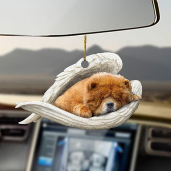 Chow chow sleeping angel chow chow lovers ornament - Thegiftio UK