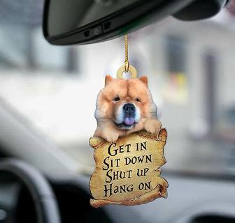 Chow chow get in two sided ornament - Thegiftio UK