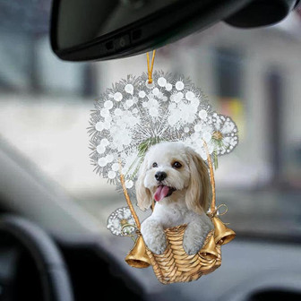 Cockapoo-Dandelion-Two Sided Ornament - Thegiftio UK