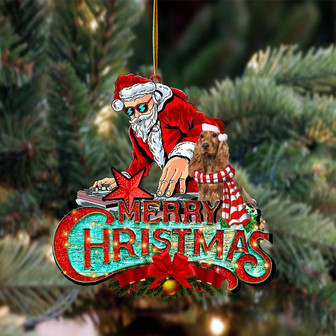 Cocker Spaniel (2)-Christmas Rock Two Sided Ornament - Thegiftio UK