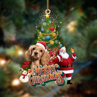 cocker spaniel 2-Christmas Tree&Dog Hanging Ornament - Thegiftio UK