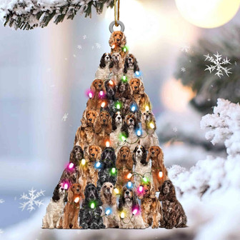 Cocker Spaniel lovely tree gift for cocker spaniel lover gift for dog lover ornament - Thegiftio UK