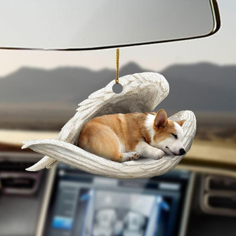 Corgi sleeping angel corgi lovers dog moms ornament - Thegiftio UK