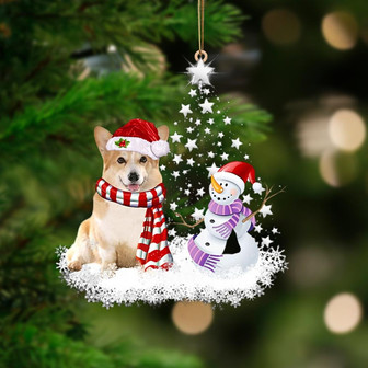 Corgi-Star Tree Hanging Ornament - Thegiftio UK