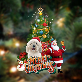 Coton De Tulear-Christmas Tree&Dog Hanging Ornament - Thegiftio UK