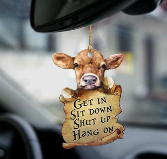 Cow get in cow lover two sided ornament - Thegiftio UK