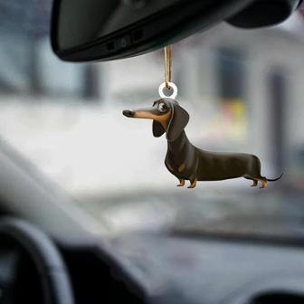 Dachshund-Look at me-two sided ornament - Thegiftio UK