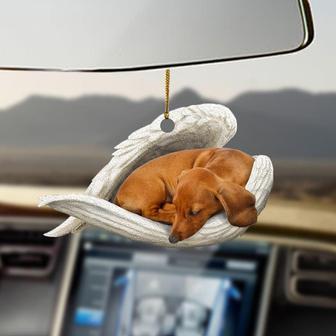 Dachshund sleeping angel dachshund lovers doxie lovers dog lovers ornament - Thegiftio UK