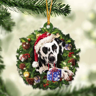 Dalmatian and Christmas gift for her gift for him gift for Dalmatian lover ornament - Thegiftio UK