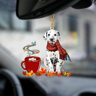 Dalmatian-Fall Chocolate-Two Sided Ornament - Thegiftio UK